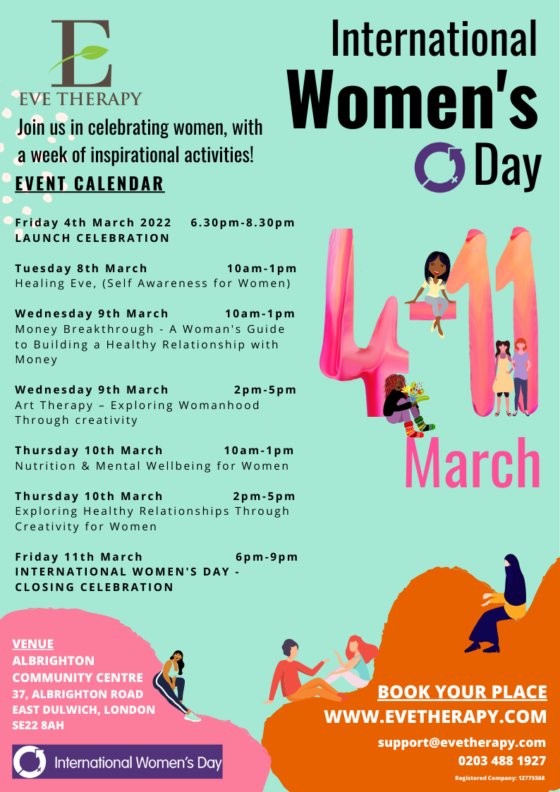 International Women's Day Celebrating with a week of free
